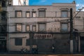 Facade of an old building in the Old Neighborhoods of Shanghai's Former French Concession