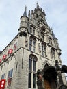 Facade of the old City Hall at Markt Square in Gouda, Netherlands.