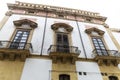 Facade of an old classic building, Palermo, Sicily, Italy Royalty Free Stock Photo