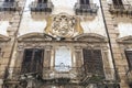 Facade of an old classic building, Palermo, Sicily, Italy Royalty Free Stock Photo