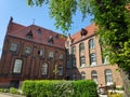 The facade of the old hospital of Einbeck Royalty Free Stock Photo