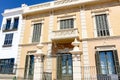 Facade of an old house mansion along the Mediterranean Sea in Calella de Palafrugell, Costa Brava, Catalonia, Spain Royalty Free Stock Photo