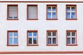 facade of an old house with window Royalty Free Stock Photo