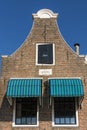 Facade of old monumental House Blokzijl