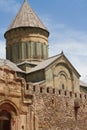 Facade of Old Orthodox cathedral of ruins Royalty Free Stock Photo
