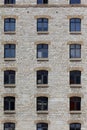 Facade of an old stone building