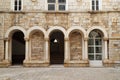 Facade of the old town hall, Trogir, Croatia Royalty Free Stock Photo