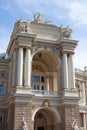 Facade of opera theater of Odessa