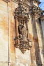 Facade ornaments of catholic monastery
