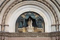 Facade of Orvieto cathedral Royalty Free Stock Photo