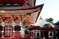 Facade of Pagoda of Narita san Shinsho ji temple, Narita, Chiba, Japan