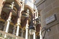 Facade of the Palace of Catalan Music in Barcelona.