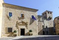 Facade of the Palace of the deputation of Caceres, Spain