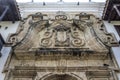 Facade of the Palace of the Inquisition in Cartagena, Colombia, South America