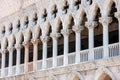 Facade of Palazzo Ducale in Piazza San Marco, Venice, Italy Royalty Free Stock Photo