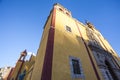 Facade of the Parroquia de Baslica Colegiata de Nuestra Senora de Guanajuato church in Guanajuato - Mexico Royalty Free Stock Photo