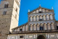 Facade of Pistoia Cathedral, Tuscany, Italy