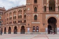 The facade of the Plaza de Toros de Las Ventas, Madrid, Spain. Royalty Free Stock Photo