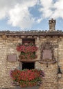 Facade with pots