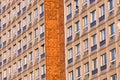Facade of a precast apartment building Royalty Free Stock Photo