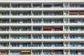 Facade of a prefabricated public housing building Royalty Free Stock Photo