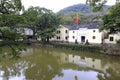 Facade of putuoshan island govenment, adobe rgb Royalty Free Stock Photo