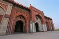 Facade of Qila-i-kuna Mosque, Purana Qila, New Delhi, India