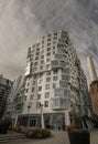 Facade Residential luxury apartment buildings at Battersea near to Battersea Power Station