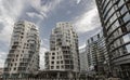 Facade Residential luxury apartment buildings at Battersea near to Battersea Power Station