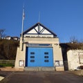 Exterior of Kinghorn Lifeboat Station, Fife, Scotland, UK Royalty Free Stock Photo