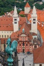 St. George's Basilica Facade Prague Castle Czech Republic Royalty Free Stock Photo