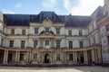 Facade of the Royal Castle in Blois, France