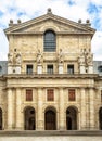 Facade of Royal Monastery Escorial (1584) near Madrid, Spain