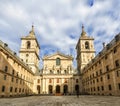 Facade of Royal Monastery Escorial (1584) near Madrid, Spain