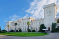 The facade of royal palace at Livadia in the Crimea