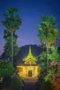 Facade of royal palace in Luang Prabang.