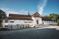 Facade of royal palace in Luang Prabang, Laos