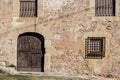 Facade of a rural house in the province of Soria Spain