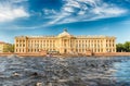 Facade of the Russian Academy of Arts, St. Petersburg, Russia