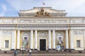 The facade of the Russian Museum of Ethnography. Saint Petersburg