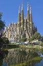 Facade Sagrada Familia Barcelona Spain Royalty Free Stock Photo