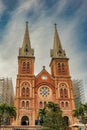 Saigon Notre Dame Cathedral Basilica in Ho Chi Minh city, Vietnam. Royalty Free Stock Photo