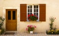 Facade in Saint Jean de Cole France