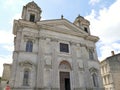 Facade of the Saint-Nicolas church in NÃÂ©rac