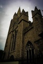 Facade of saint patrick`s cathedral in dublin Royalty Free Stock Photo