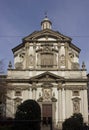 Facade of San Giuseppe church in Milan