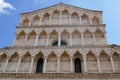 The facade of the San Michele in Borgo church in Pisa Royalty Free Stock Photo