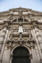 Facade of San Moise Church in Venice. Royalty Free Stock Photo