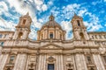 Facade of Sant`Agnese in Agone Church, Rome, Italy Royalty Free Stock Photo