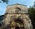 Facade of Santa Cristina de Ribas de Sil monastery